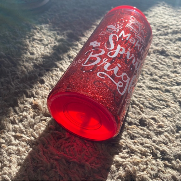 Red Sparkle Holiday Tumbler - Picture 3 of 3